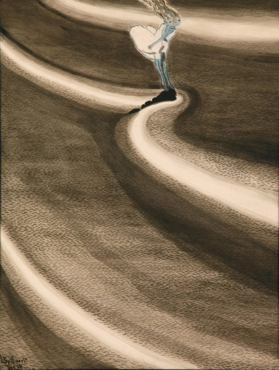 1908, december Leon Spilliaert Fillettes devant la vague