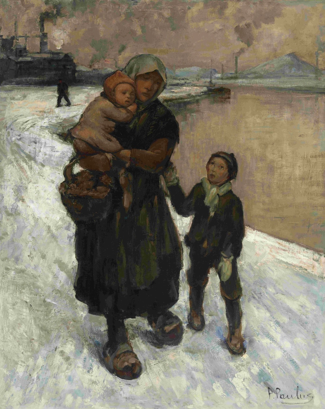 1921 Pierre paulus de chatelet la hiercheuse Senat Bruxelles