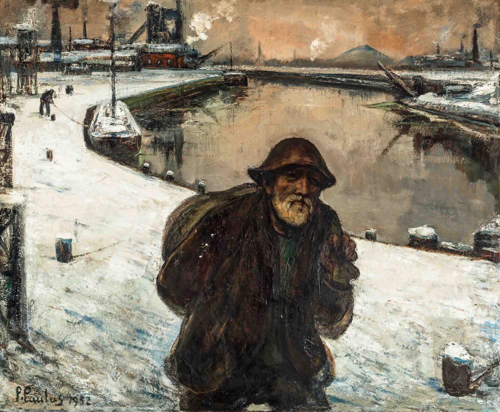 1952 Pierre paulus de chatelet l'hiver