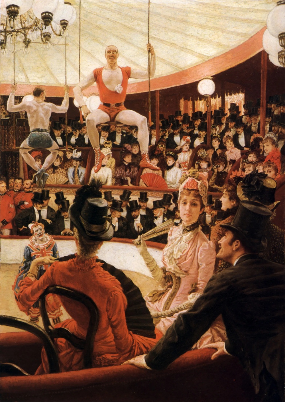 Tissot 1885_Women_of_Paris,_The_Circus_Lover Les femmes de sport Museum of Fine Arts, Boston