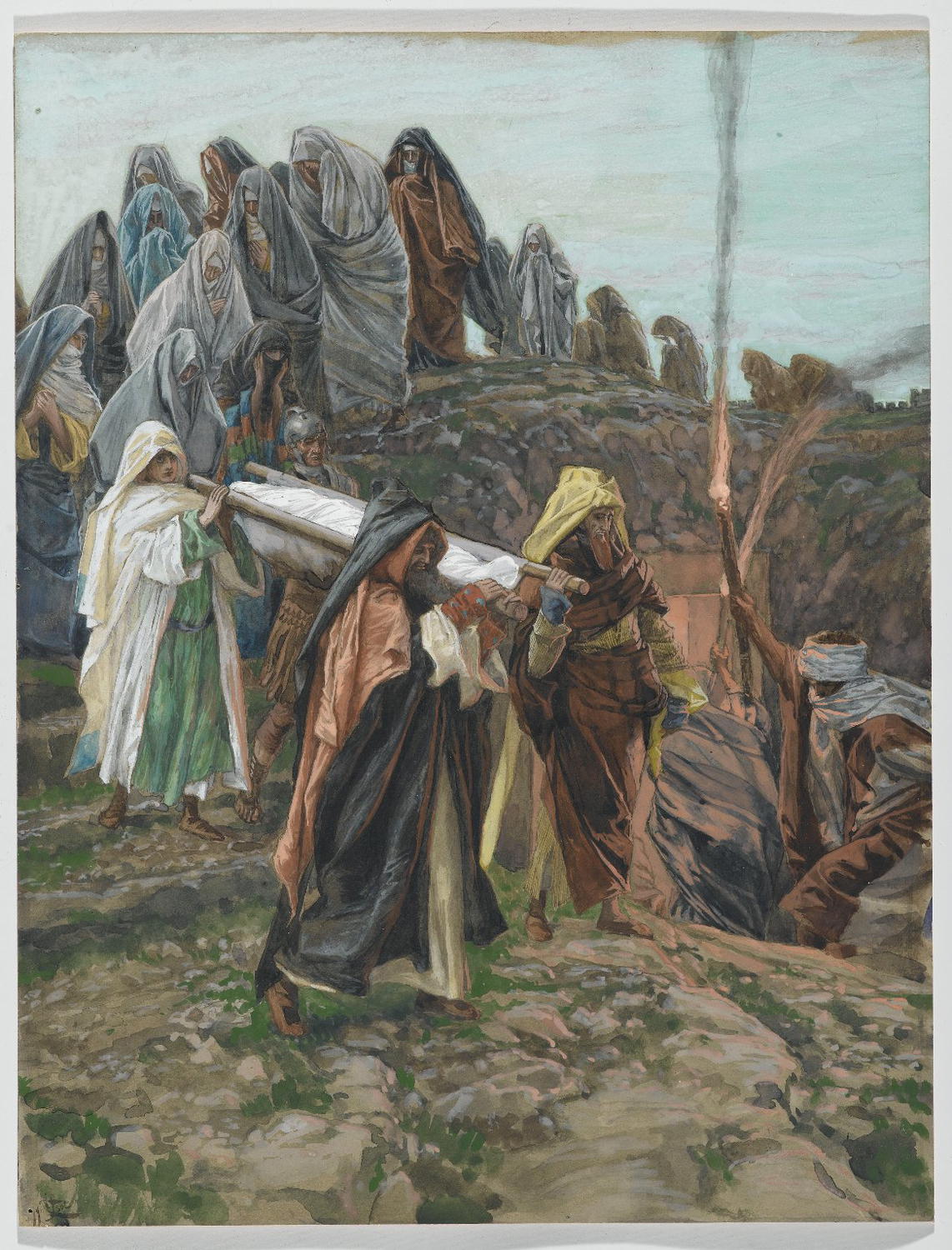 Tissot 1886–1894 03 Jesus porté au tombeau Brooklin museum