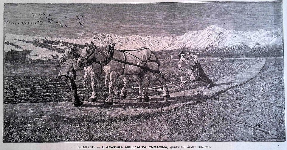 l-aratura-nell-alta-engadina---quadro-di-giovanni-segantini Belle arti 1899